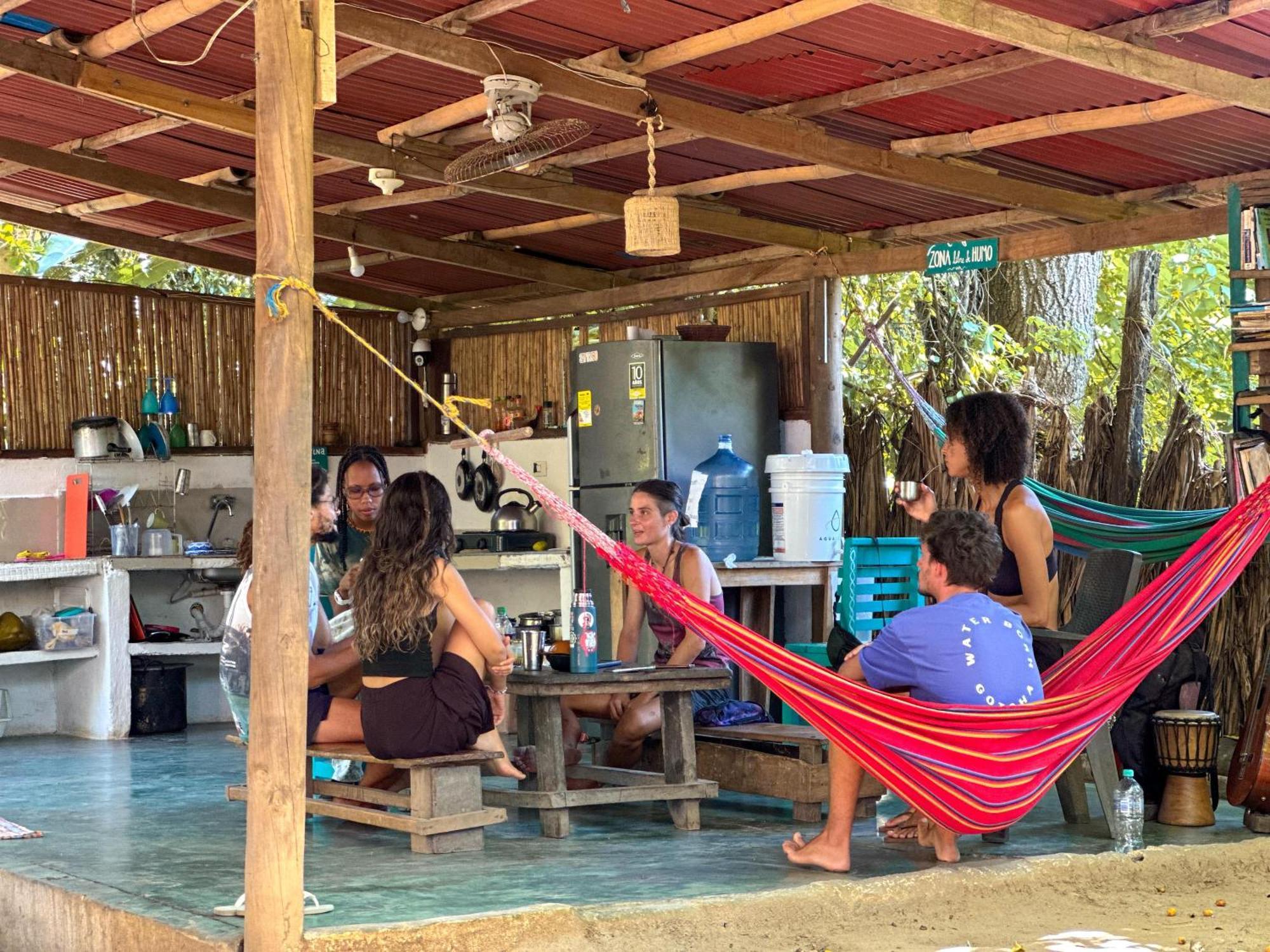 La Aldea Hostel, Camping Y Hamacas Palomino Εξωτερικό φωτογραφία
